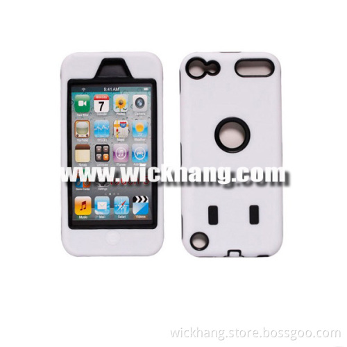 Hybrid Heavy Impact Defender Rubber Case for Apple iPod Touch 5